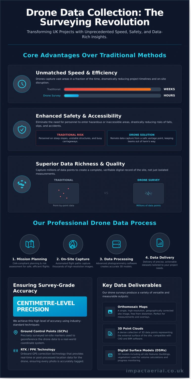 Drone Data Collection for Surveying: The Complete UK Guide - Impact Aerial