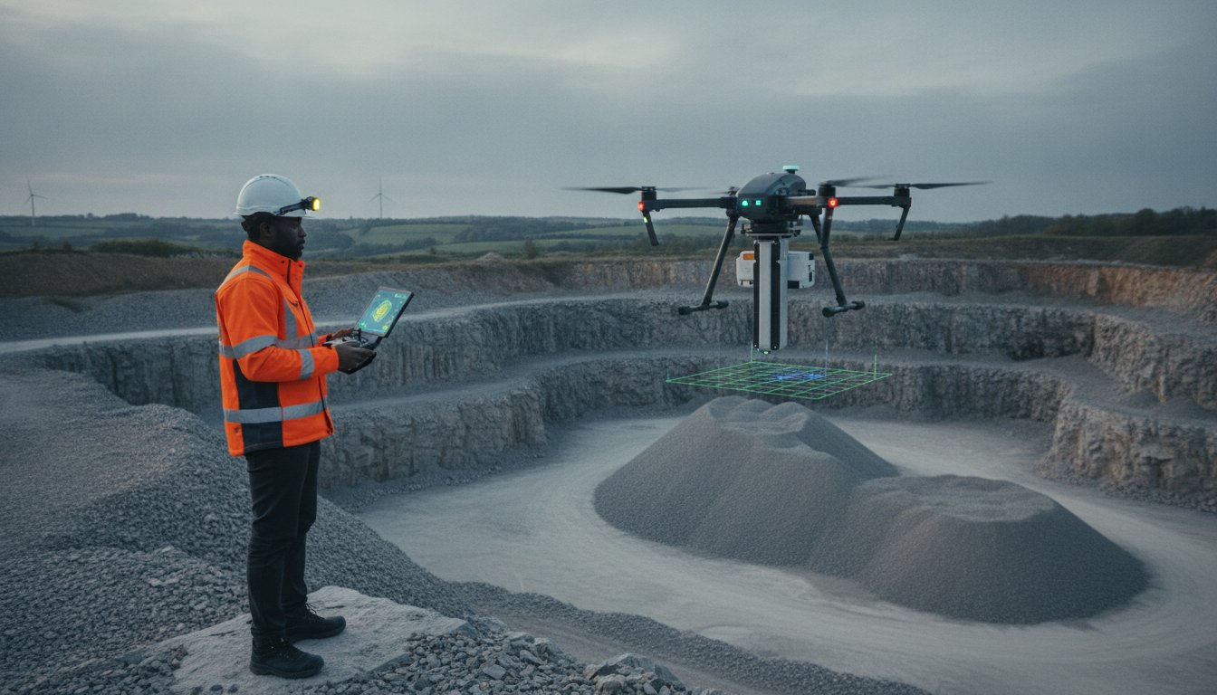 Drone Survey for Quarry Management: Optimising Safety and Volumetric Accuracy in 2026