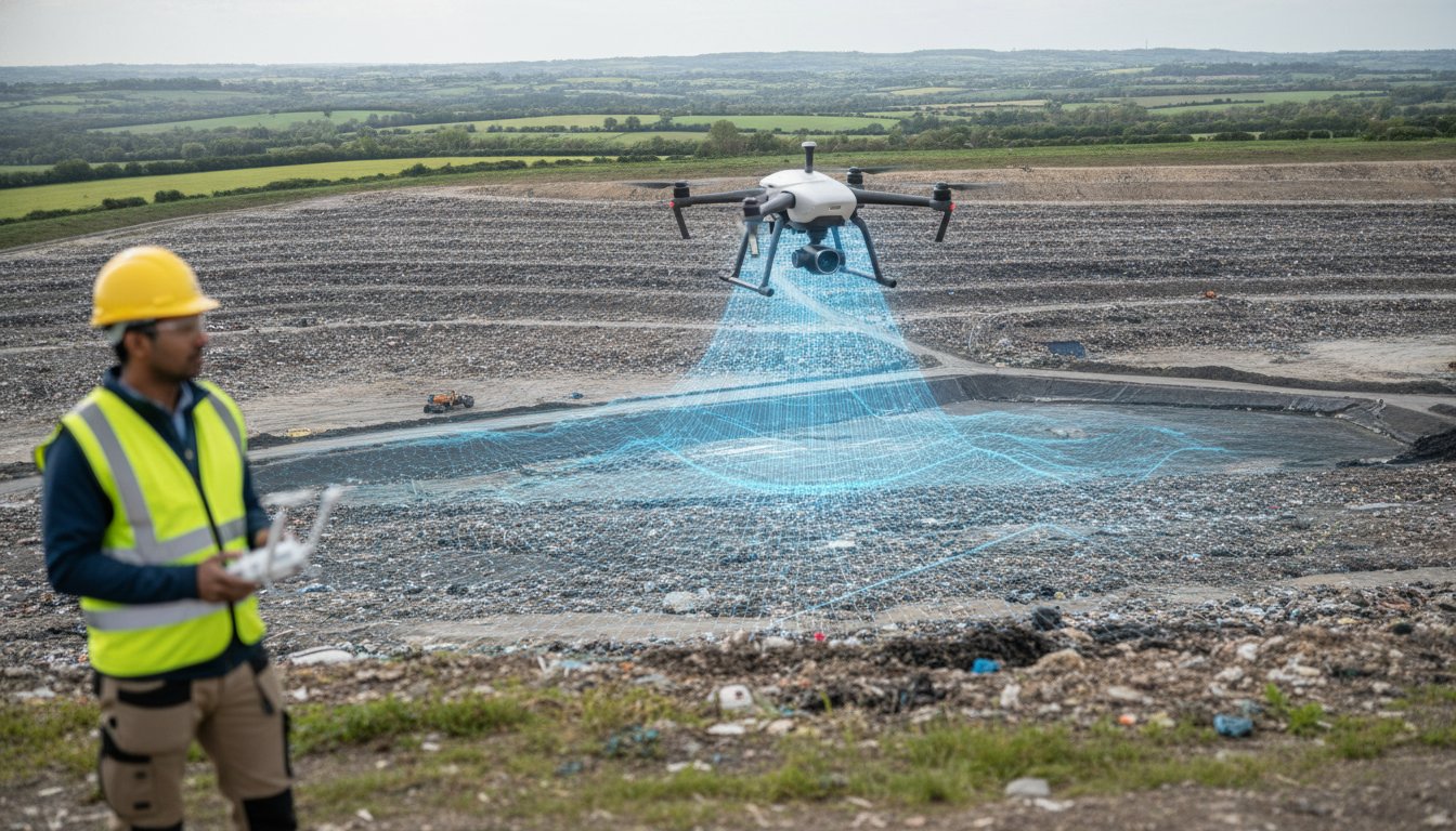 Drone Survey for Landfill Sites: Precision Waste Management & Compliance