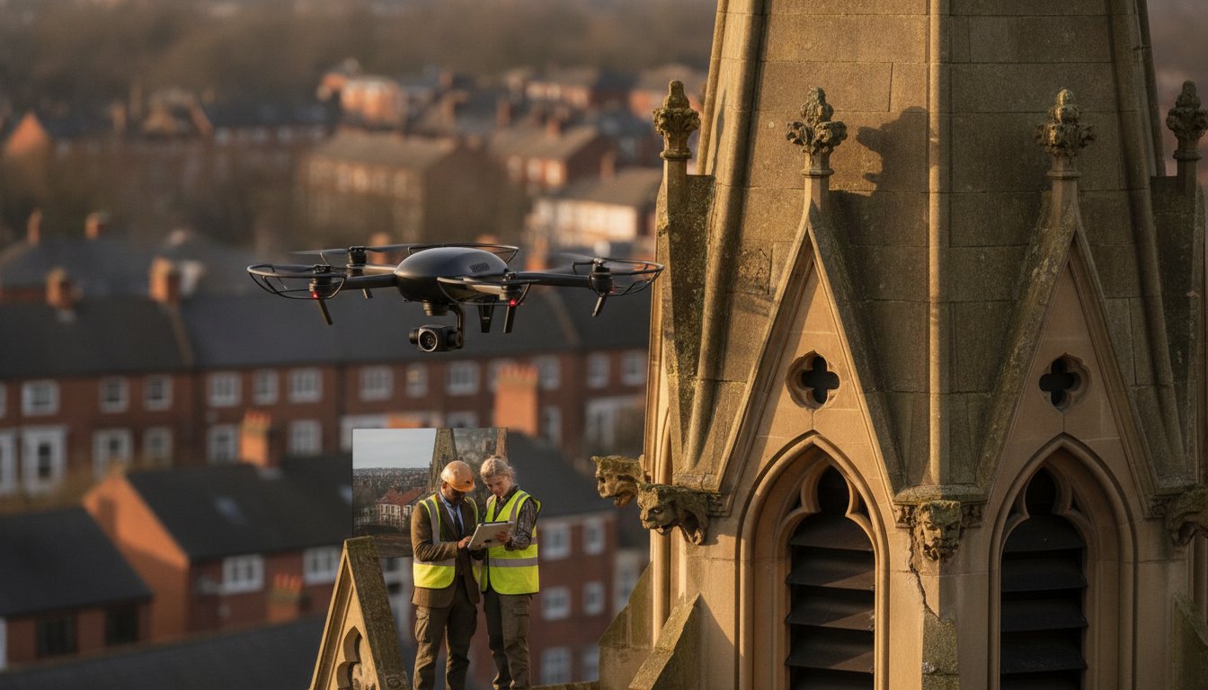 Drone Inspection for Historical Building Preservation: The Expert Guide