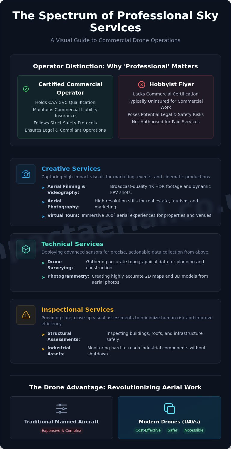 Professional Sky Services: The Ultimate Guide to Drones in Business