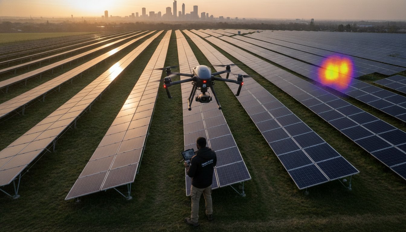 Solar Panel Drone Inspection UK: The Complete Guide for 2026