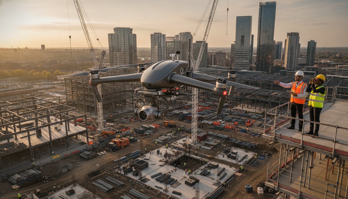 Construction Drone Services UK: The Professional Guide to Aerial Data & Site Monitoring