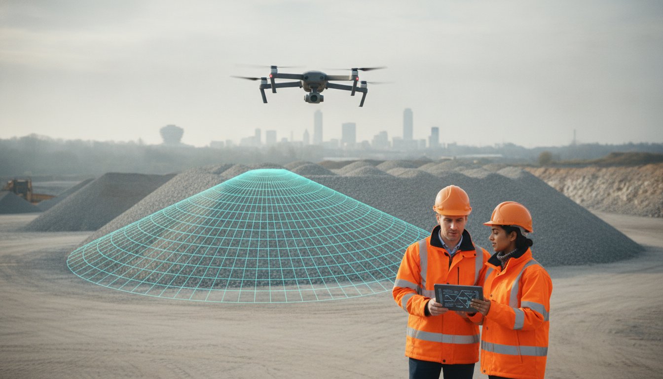 Drone Stockpile Measurement: Volumetric Survey Guide